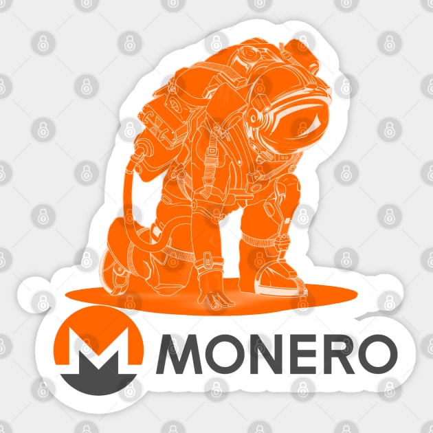 Monero crypto Coin Crypto coin Crypto coin Crytopcurrency Sticker by JayD World